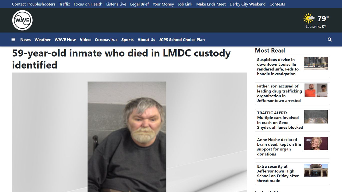 59-year-old inmate who died in LMDC custody identified